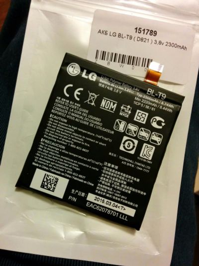 Лот: 12743994. Фото: 1. Аккумулятор BL-T9 для LG Nexus... Аккумуляторы