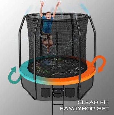 Лот: 17384222. Фото: 1. Батут Clear Fit FamilyHop 8Ft. Детские спортивные комплексы, батуты
