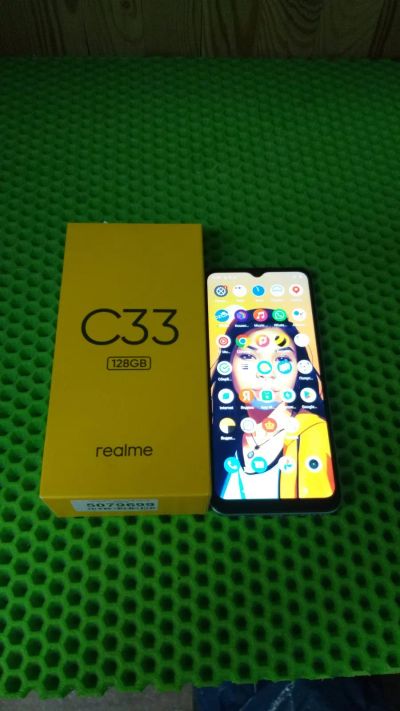 Лот: 21107891. Фото: 1. Смартфон Realme C33 128GB (Г0626... Смартфоны