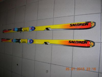 Лот: 5024295. Фото: 1. Горные лыжи Salomon (крепления... Лыжи