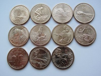 Лот: 2095955. Фото: 1. США 1 доллар Индианка ( Сакагавея... Наборы монет