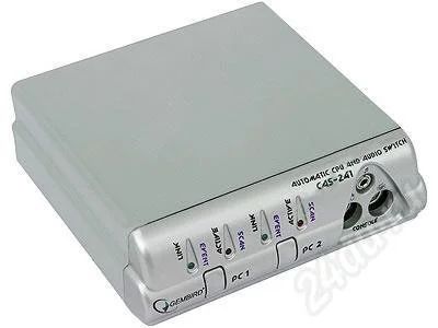 Лот: 591073. Фото: 1. коммутатор КВМ-переключатель CAS-241. Другое (компьютеры, оргтехника, канцтовары)