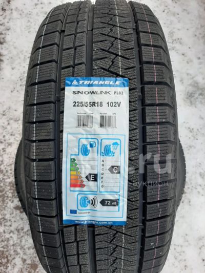 Лот: 24320810. Фото: 1. Зимняя резина 225/55 R-18 "Triangle... Шины