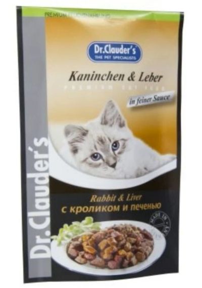 Лот: 6490316. Фото: 1. Консервы Dr.Clauder's для кошек... Корма