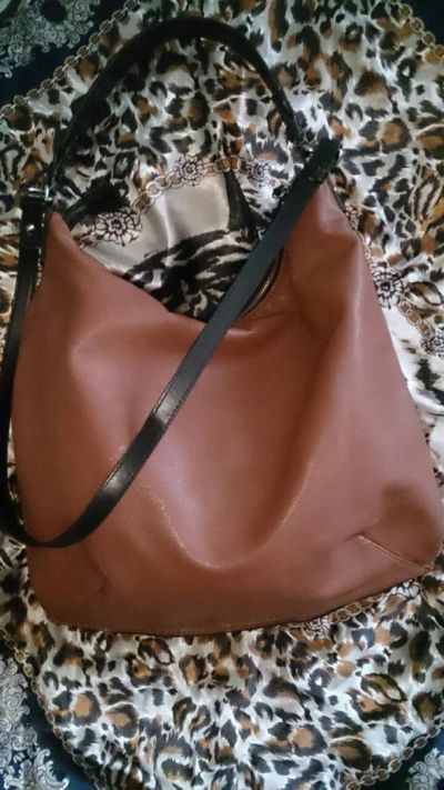 Лот: 6560372. Фото: 1. Сумка ZARA под натуральную кожу. Сумки