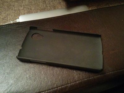 Лот: 3552770. Фото: 1. Чехол Nexus 5 матовый черный. Чехлы, бамперы