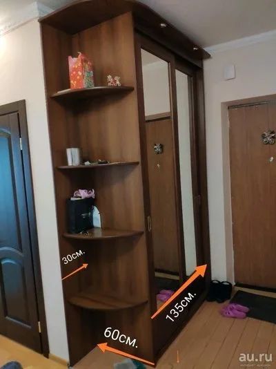 Лот: 13361847. Фото: 1. Продам встроенный шкаф-купе двери... Шкафы, шкафы-купе