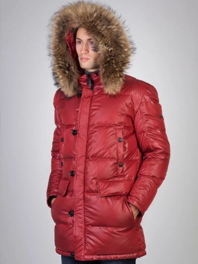 Лот: 3479454. Фото: 1. Пуховик Urban knights (кирпичный... Верхняя одежда