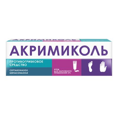 Лот: 25253483. Фото: 1. Акримиколь крем для наруж.прим... Лекарства