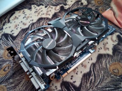 Лот: 12033256. Фото: 1. Видеокарта Gigabyte 560 TI OC. Видеокарты