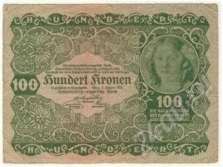 Лот: 339560. Фото: 1. Австрия. 100 крон 1922г. Европа