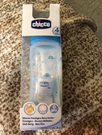 Лот: 11579591. Фото: 1. Бутылочка Chicco 330 ml. Всё для кормления