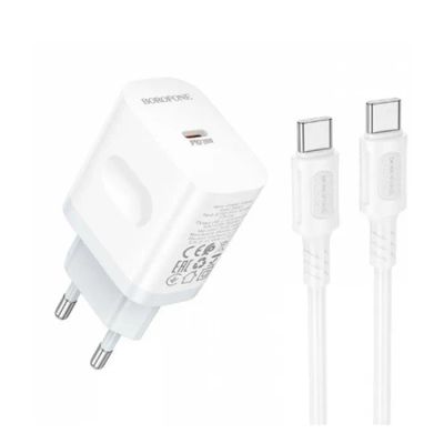 Лот: 25720032. Фото: 1. Зарядное сетевое (20W, USB-C... Зарядные устройства, блоки питания, адаптеры сетевые для смартфонов