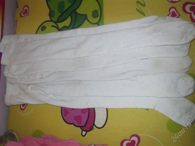 Лот: 2688693. Фото: 1. колготки 3 шт белые. Носки, колготки