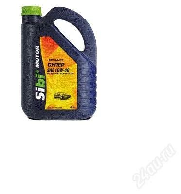 Лот: 2116937. Фото: 1. sibi motor супер sae10w40 sj/cf... Масла, жидкости