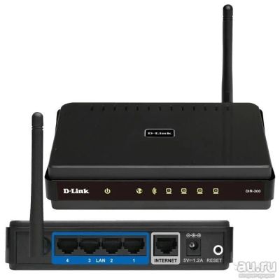 Лот: 7585535. Фото: 1. WiFi Роутер D-link DIR-300. Маршрутизаторы (роутеры)