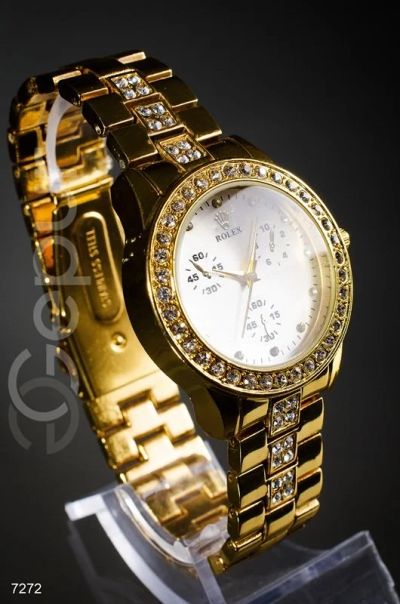 Лот: 4830190. Фото: 1. Часы Rolex с инкрустацией камнями. Оригинальные наручные часы
