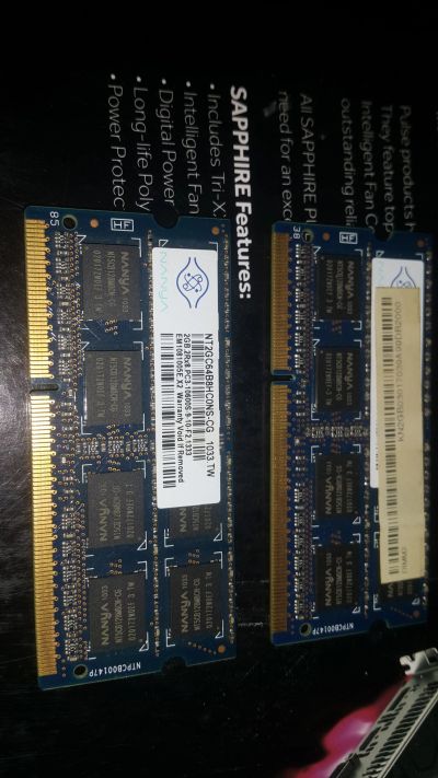 Лот: 15531630. Фото: 1. DDR3 4Gb (2Gb+2Gb) Nanya 1333... Оперативная память