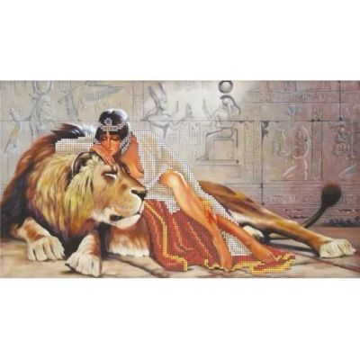 Лот: 25055848. Фото: 1. Схема для вышивки бисером Клеопатра... Вышивание