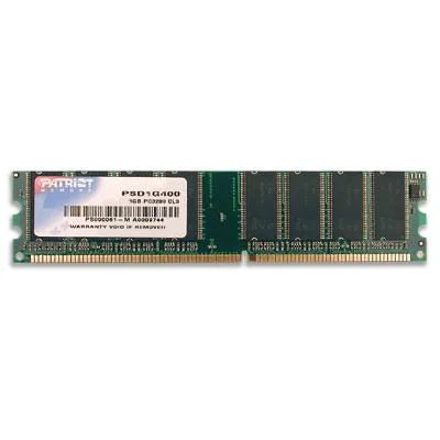 Лот: 5389116. Фото: 1. Patriot PSD1G400H DDR DIMM 1Gb... Оперативная память