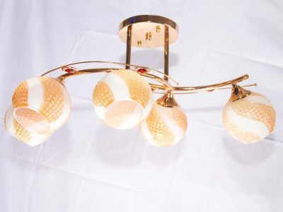 Лот: 3990530. Фото: 1. Люстра №49. 5 плафонов. Другое освещение