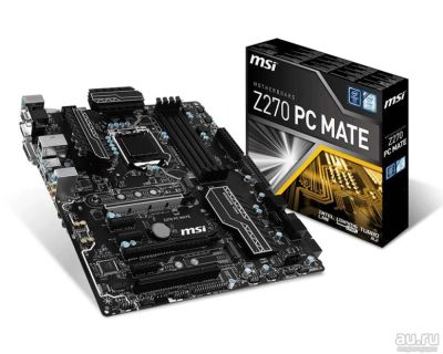 Лот: 13981869. Фото: 1. материнка MSI Z270 PC MATE. Материнские платы