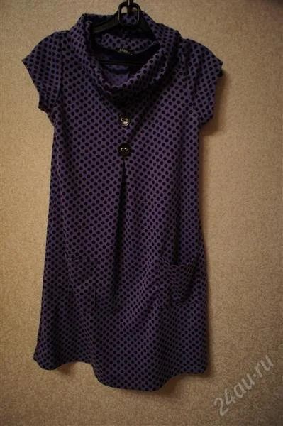 Лот: 1589061. Фото: 1. Платье в горох. Платья