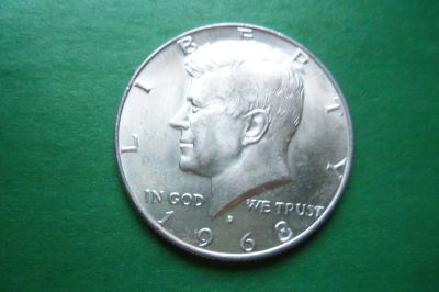 Лот: 16988013. Фото: 1. США полдоллара 50 центов 1968... Америка