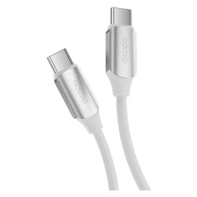 Лот: 24471581. Фото: 1. Кабель Deppa USB-С/USB-С, 100... Дата-кабели, переходники