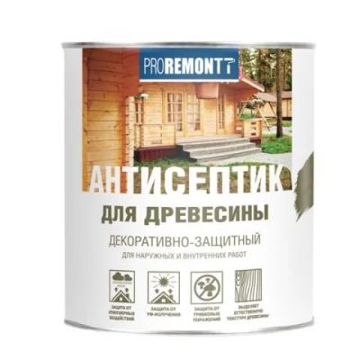 Лот: 12897942. Фото: 1. Деревозащитное средство PROREMONT... Краски, лаки, растворитель