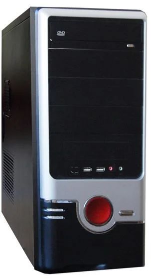 Лот: 4552841. Фото: 1. Корпус ATX 450w Velton 3025 черно-серебристый... Корпуса, блоки питания