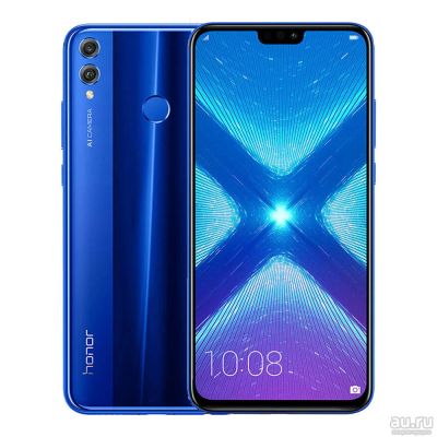 Лот: 13774666. Фото: 1. Huawei Honor 8x синий 6.5" 4 Gb... Смартфоны