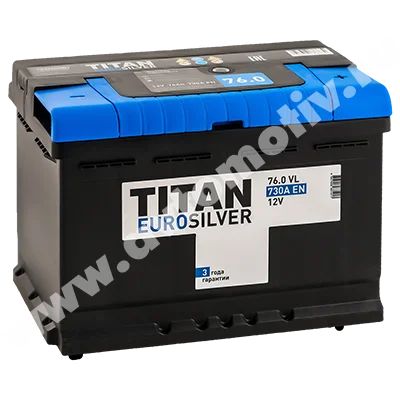 Лот: 15935868. Фото: 1. аккумулятор Titan EUROSiLVER 76... Аккумуляторы