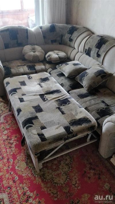 Лот: 10428585. Фото: 1. Мягкий уголок+кресло. Комплекты мягкой мебели