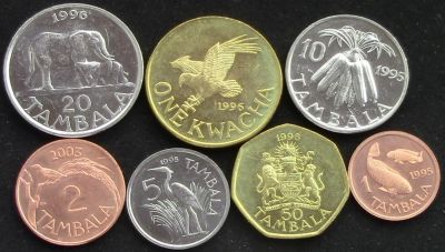 Лот: 6185128. Фото: 1. Малави 7 монет = АНЦ. Африка