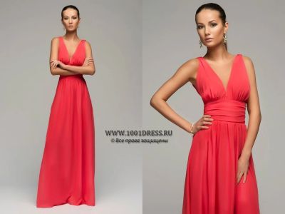 Лот: 3735771. Фото: 1. Платье 1001dress в пол, цвет суданская... Платья