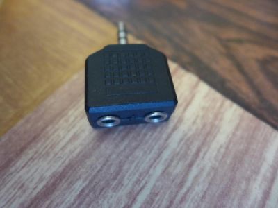 Лот: 6228925. Фото: 1. Переходник mini jack - 2 mini... Шнуры, кабели, разъёмы