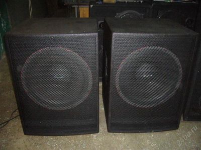 Лот: 3011131. Фото: 1. Пара сабвуферов AudioJet 1600Вт... Эстрадная акустика и усилители