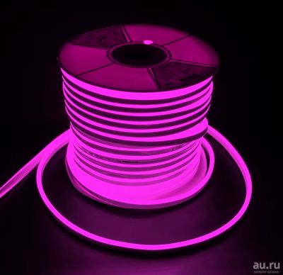 Лот: 18288936. Фото: 1. Лента "Неон" PFN-01 2835/120 Purple... Лампочки