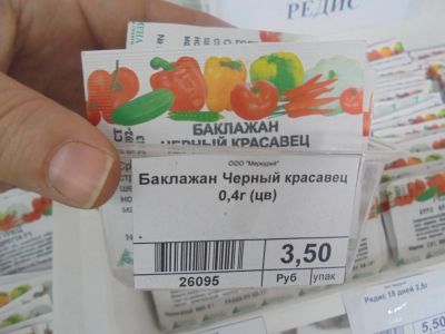 Лот: 6872741. Фото: 1. Семена. Баклажан "Черный красавец... Овощи