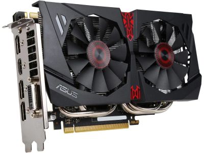 Лот: 10526043. Фото: 1. Видеокарта ASUS GeForce GTX960... Видеокарты