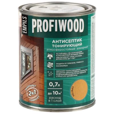 Лот: 25355217. Фото: 1. Антисептик Profiwood, для дерева... Краски, лаки, растворитель
