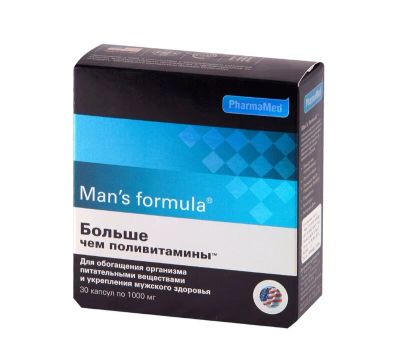 Лот: 22206290. Фото: 1. Man's formula Больше чем поливитамины... Лекарства
