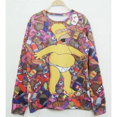 Лот: 9369885. Фото: 1. Свитшот "Homer Simpson" S-M. Свитеры, толстовки, худи
