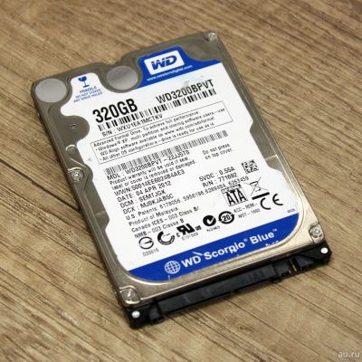 Лот: 14385323. Фото: 1. Жесткий диск HDD WD Blue 320GB... Жёсткие диски