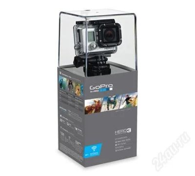 Лот: 2533848. Фото: 1. Экшн-камера GoPro HD Hero3 Silver... Видеокамеры