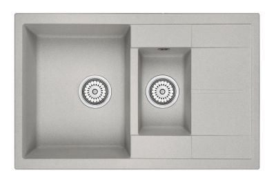 Лот: 23660022. Фото: 1. Мойка врезная с крылом GRANULA... Мойки кухонные