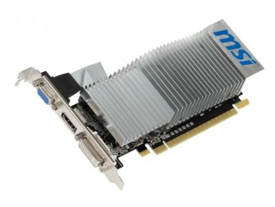 Лот: 20526562. Фото: 1. Видеокарта MSI GeForce 210 1Gb... Видеокарты
