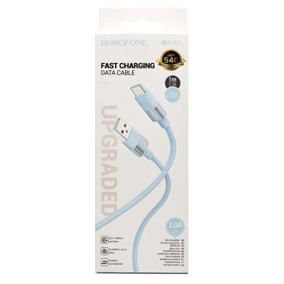 Лот: 24785690. Фото: 1. Кабель USB - Type-C Borofone BX106... Дата-кабели, переходники