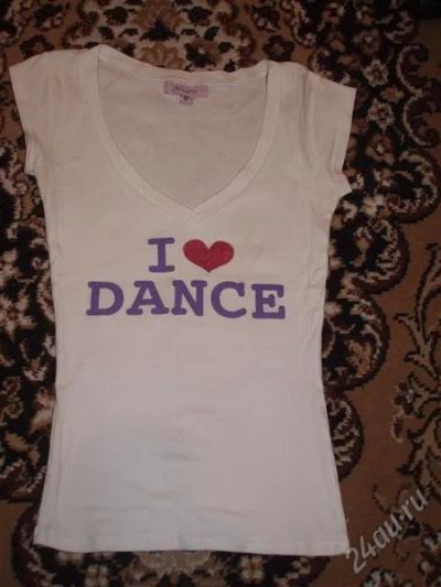 Лот: 799298. Фото: 1. Футболка Jennyfer, I love dance. Футболки, топы и майки